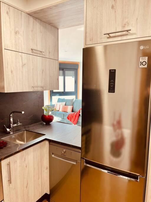 Apartamento Centrico Y De Diseno Con Parking Vigo Exterior foto